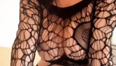 Marta showing off her tits, ass and pussy