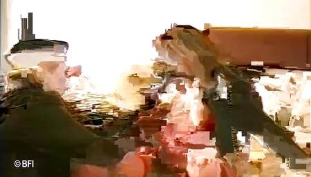 Vintage lezdom between two kinky sluts