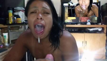 GOING BACK IN TIME FUCK - Suck & Pussy Fuck - Cum In Mouth