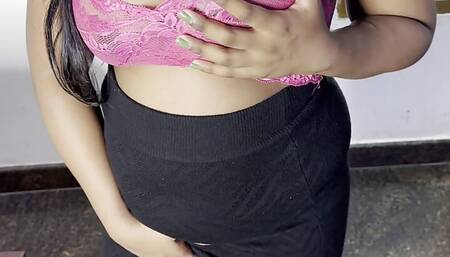 Indian woman enjoying herself masturbation