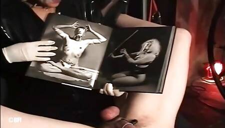 Slave in lot of hurt rides his mistresses strapon