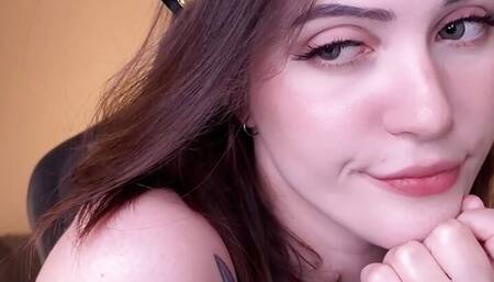 Ball gagged teen is getting super horny