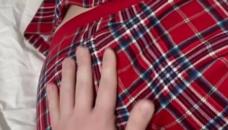 Big Ass Sleepy Stepsister Share Bed with Stepbrother & Gets Fucked at Night