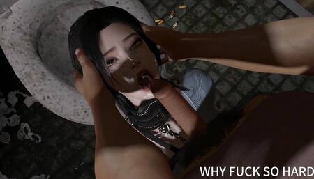 3D Cute Asian Skinny Slut Have Her First Time BDSM Sex