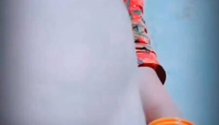 Hot bhabhi, cool cute sexy bhabhi's hot sexy waist, sexy ass, its hole is very small, insert one