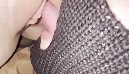 Great Cunnilingus From My Friend Close Angle Nipple Licking