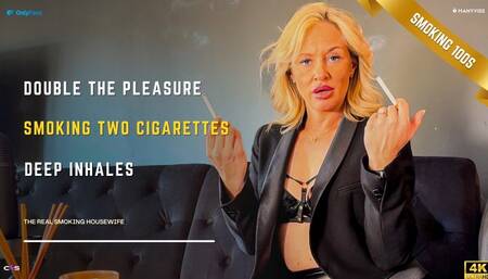 Double the Pleasure: Smoking Two Cigarettes After Work