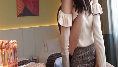 Amateur ager pov plumbs French maid girl's super sensitive bod in racy JAV XXX!