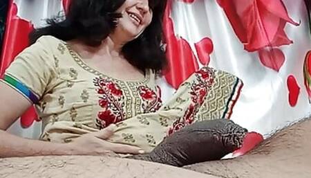 MILF drives mans dick all the way into Mouth.