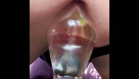 Glass Plug Ride for My Fans