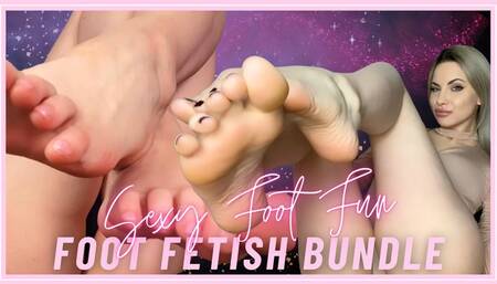 Sexy Foot Fun (Foot Fetish Foot Worship Bundle) 720MP4