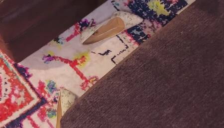 Sweaty Footjob Ends With “Daddy” Finishing Himself Off