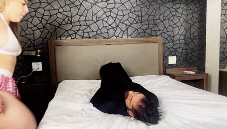 PAWG SCHOOL GIRL FACE SITTING BY CAMILA SANTOS AND DANIEL SANTIAGO CAM BY DANI FULL HD