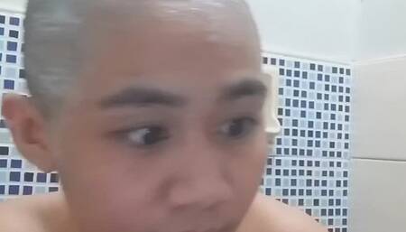 Headshave naked