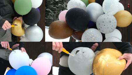 Rick John - Helium Bouquet Pop and Cum