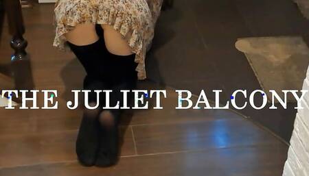 No rights day in da house for the sissy trans Alina. The Juliet balcony.