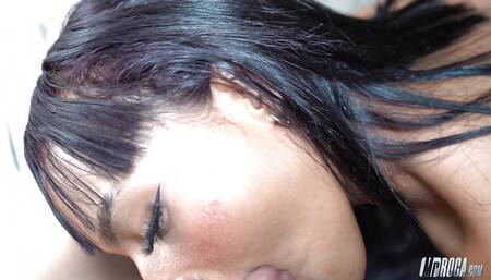 I Found my Brunette Girlfriend Showering and I asked her to Fuck Hard Before Work. Britany Taylor & Mr.Roca