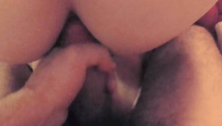 Listen how the slut moans as she takes it in her ass! ???? Amateur - Anal creampie - Painful ass fucking - Female orgasm