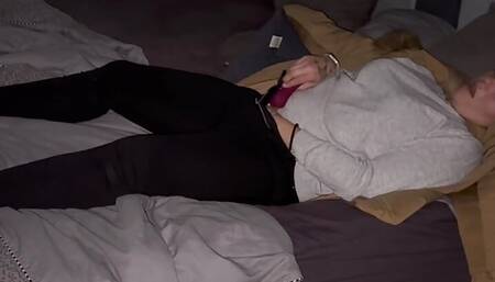 Masturbation multiple orgasms clitoris rubbing satisfyer vibrator orgasm fingering wet pussy blonde trembling twitch moaning