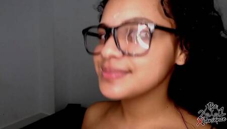 Diana Marquez Takes a Face Full of Cum from Her Friend