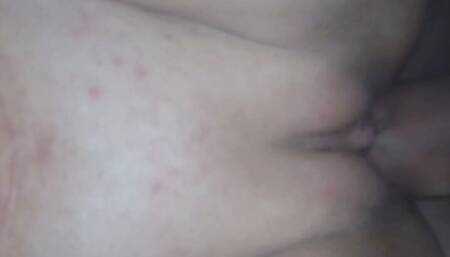 Tight pussy squirts all over mushroom cock doggy style then rides it hard reverse cowgirl