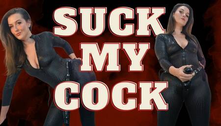 Suck My Cock - Encouraged Bi Slut Slave Training