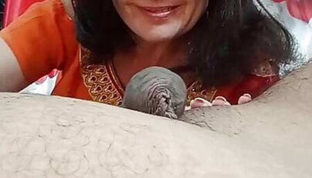 Slut Wife teases a massive dick.