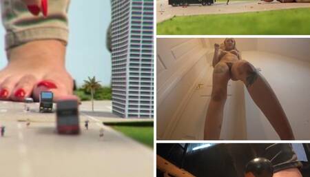 EliteFeetStreet Giantess Compilation 2024