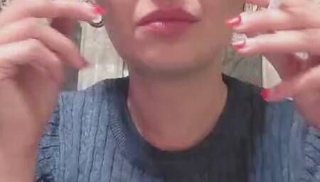 Anna Sparkle is having extreme cough and olmoust vomit ( spit and cigcrush)