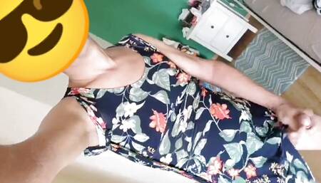 Rafael tries to crossdress and to sissify himself