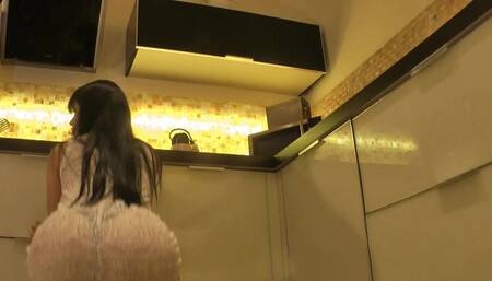 No Panties TV featuring cocotte's kitchen action