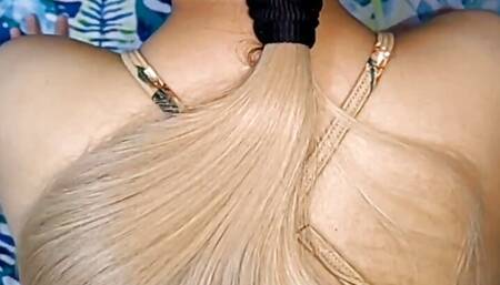 Cumshot compilation of blonde asian slut