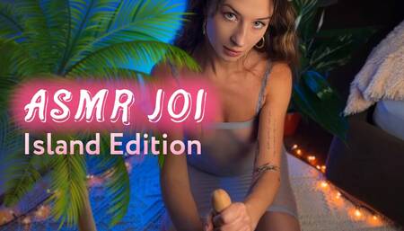 ASMR JOI. Island Petite Brunette Makes You CUM HARD Handjob. Amy Haze
