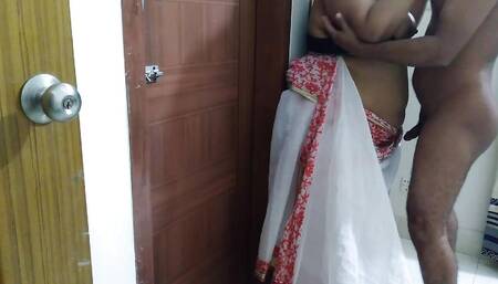 Indian Real 35y Old Maid Cleaning Boss's Room When His Wife Not At Home Just Then The Boss Give Her Anal Fuck