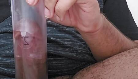 BBC Pump Session and Solo Stroking with Cock Ring