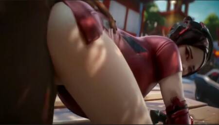 Rough anal sex with a Black american man