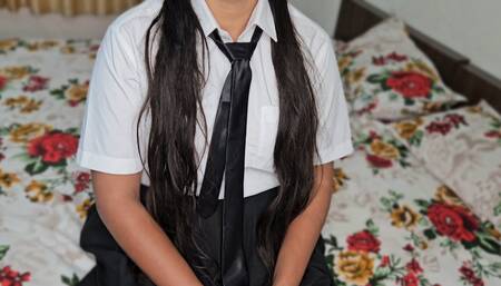 Hot Kerala Malayali School Student Mallu Nimmy  Fucked by her Teacher And Cums On Her Boobs Malayali malayalam audio
