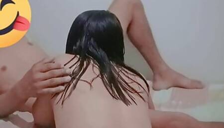 Teen (18) Hairy Riding