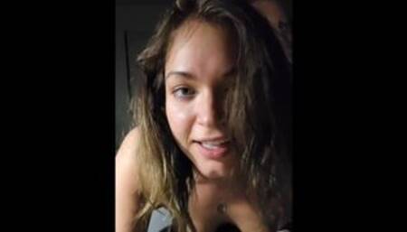 Wife gets Fucked Doggy Style, face view