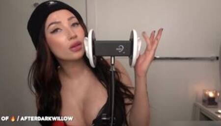 WET SEX SOUNDS ASMR ???????? HOT BIG TIT LICKING EAR SOUNDS - WILLOW HARPER