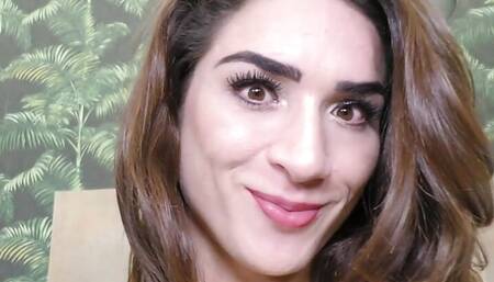 Big Dicked Tranny Adriana Rodrigues Takes a Machine Mounted Dildo