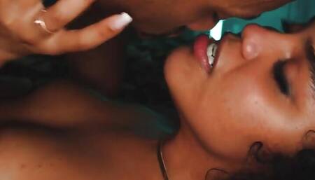 Brazilian adult video star Selva Lapiedra offers her furry coochie to Jesus Reyes' meaty sausage in a red-hot anal