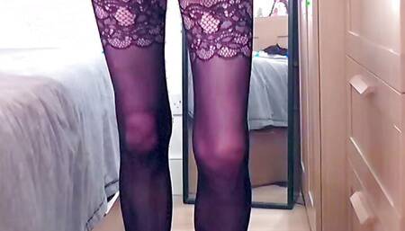 Heels & Bodystockings Pose and Play Part 3