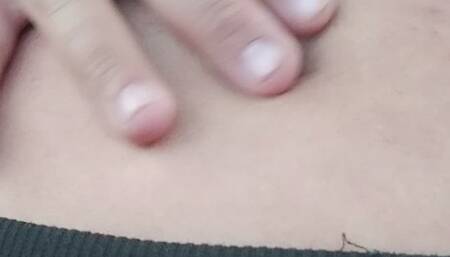 Inside the car in public