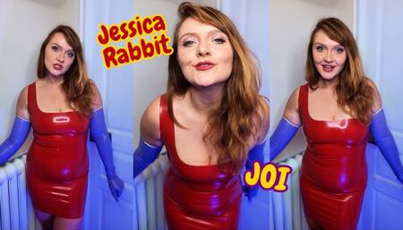 Jessica Rabbit JOI: Sultry Seduction in Red Latex