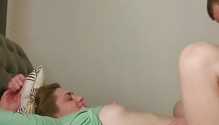 I was already in my pajamas, but he started to pick on me, I didn't protest at all