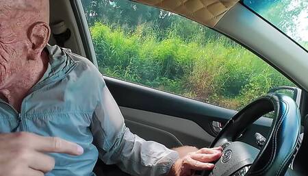 Mega Rich Grandpa Showing His Supercar, Cash Factory and Old Dick to Tiny Asian Teen