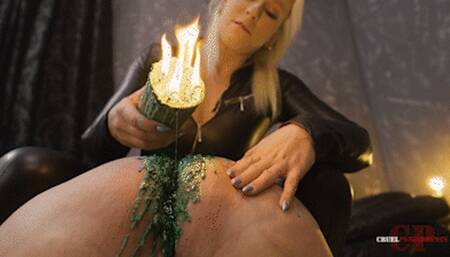 Stroked and burned anus FHD MP4