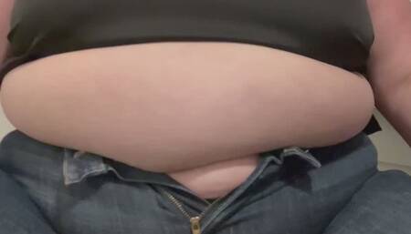 Getting my fat belly in and out of pants