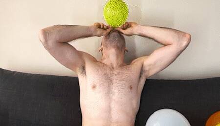 LIAM INFLATING, RUBBING, POPPING - ASMR